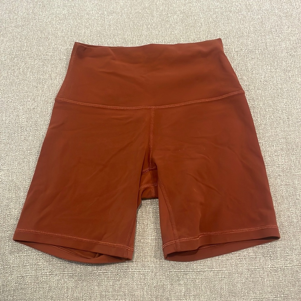 Carmel brown biker shorts